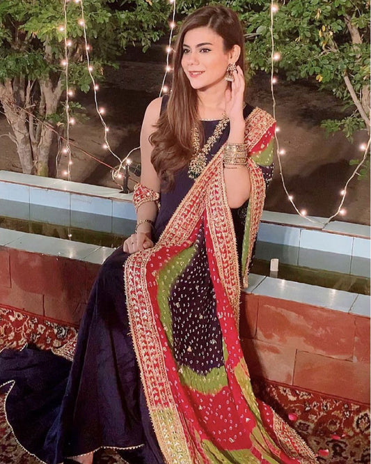 Royal Blue Anarkali Suit