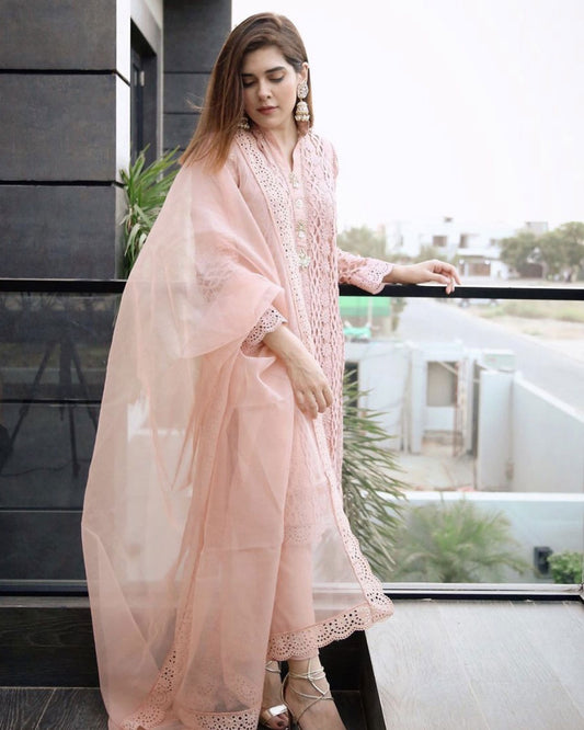 Pink Crochet Ensemble