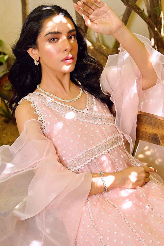 Aiyleen Pink Frill Dupatta